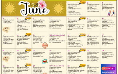 Activity Calendar – June 2023